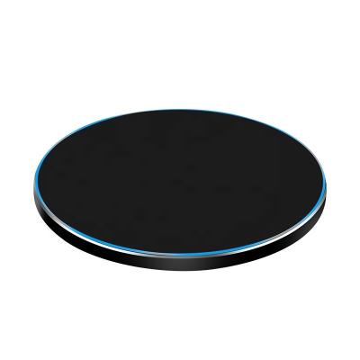 China Promotional Mobile Phone Charger 10W Mobile Phone Wireless Charger With Lighting Logo for sale