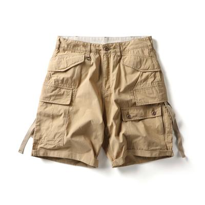 China Anti-wrinkle SABIN New Design High Quality Wholesale Fashion Loose Fit Young Cotton Men Casual Multi Pockets Chino Cargo Bermuda Shorts Army Shorts for sale