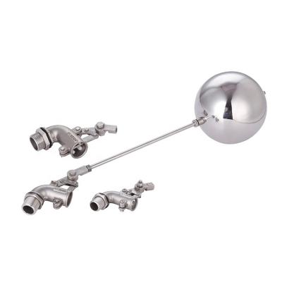 China General 304 stainless steel float valve with NPT thread can supply a variety of floatsThe ball for sale