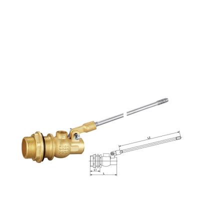 China General Yuhuan float dn15-25pn16 high quality brass ball valve tank supply for sale