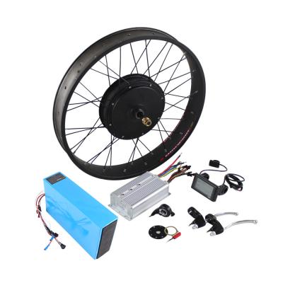 China Other OEM Electric Bicycle Spare Parts Electric Bike Kit 3000w Big Tire Electric Bike Kit 170-190mm for sale