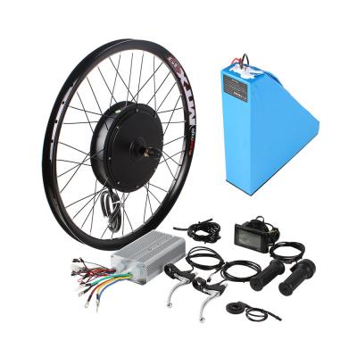 China Hub Motor Kit 48v 1500w Waterproof Electric Bicycle Motor Kit With Lithium Battery 26