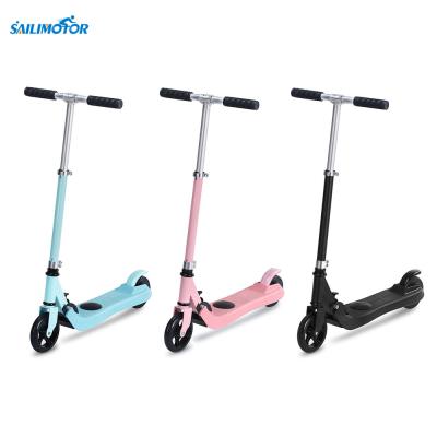 China Children scooter eletrico two PU wheels Mini Folding Electric Scooter For Child SES003 for sale