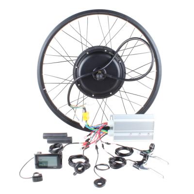 China 5000W 48V 60V 72V 155-190mm Hub Brushless Direct Motor Electric Bicycle Conversion Kits for sale