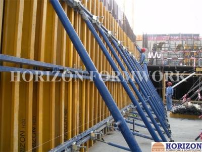 China Adjustable Wall Formwork Systems Panel Strut ,  Flexible Concrete Formwork Secure for sale