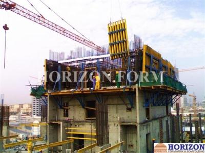 China CB240 Self Climbing Scaffold System Powder Coated Loading Bearing Platform for sale