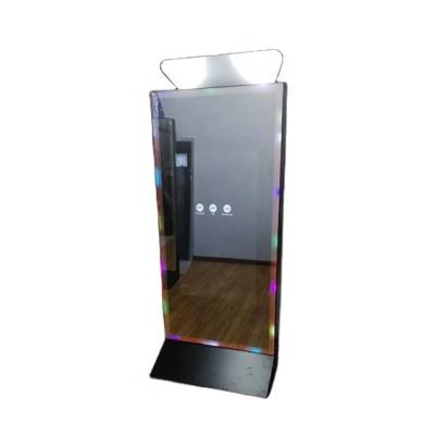 China Wholesale Selfie Booth 2022 Touch Screen Tower Mirror Photo Booth All In One PC Photo Booth Mirror 360 Photo Booth Cheap Price for sale