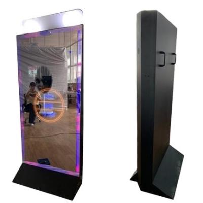 China Selfie Booth Factory Price 72 Inch Large Mirror Photo Booth LED 360 View Camera Magic Photo Booth Mirror for sale