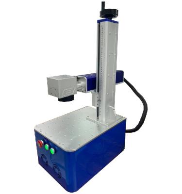 China Split Type 20W 30W 50W Portable Fiber Laser Marking Laser Marking Laser Machine for sale