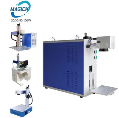 China Laser Marking 20W 30W 50W Raycus Fiber Laser Marking Machine Laser Engraving Machine for sale