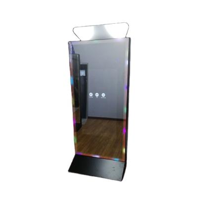 China Metal Case + Tempered Glass Panel Folding Selfie Photo Booth, Magic Mirror Photo Booth, Photo Booth Shell for sale