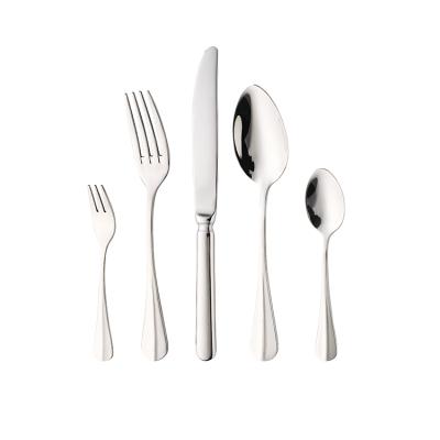 China 5pc Sustainable Cutlery 18/10 Knife Spoon Fork Set Stainless Steel Cutlery Set Sale Fork And Spoon Knife for sale