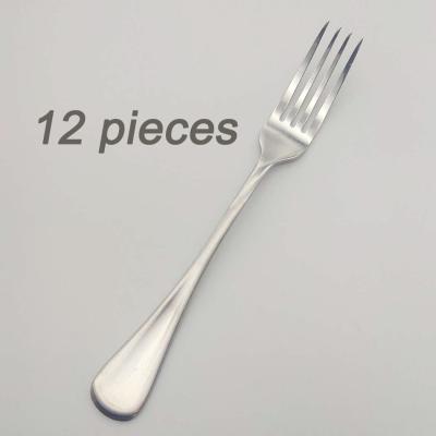 China Torrens Viable 18/10 Flatware Table Forks Stainless Steel Cutlery Forks Tenedor 12 Piezas De Acero for sale