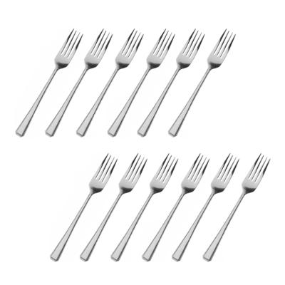 China Sustainable Harley 12-Piece Table Forks Regular Model 18/0 Fork Set Stainless Steel Fork -7.8 Inches for sale