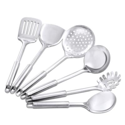 China Sustainable Stainless Steel Kitchen Utensil Set Metal Cookware Utensilio De Cocina Kichan Itams for sale