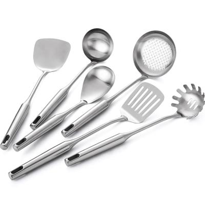 China Sustainable Kitchen Utensil Set Stainless Steel Cooking Tools Utensils Sets Metal For Wholesale for sale