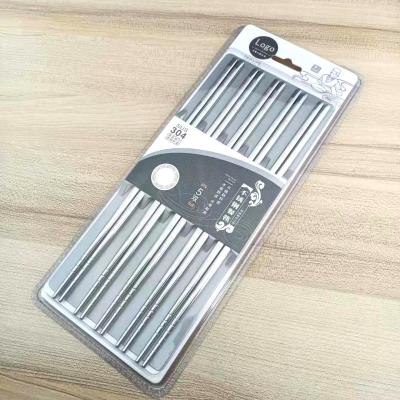 China Cheap factory viable sale 304 stainless steel metallic chopsticks for sale