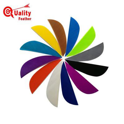 China Stick on the arrow unicolor parabolic arrow feather with low price sale for sale