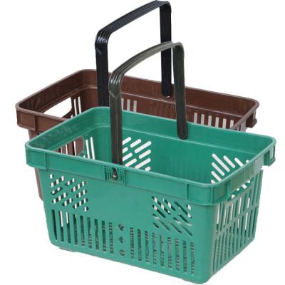 China 1) Supermarket 2)stores Factory Price collapsible reusable plastic shopping baskets for supermarket for sale