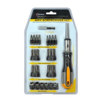 China Polypropylene 40 Pcs Repair Tool Kit Screwdriver Set for sale