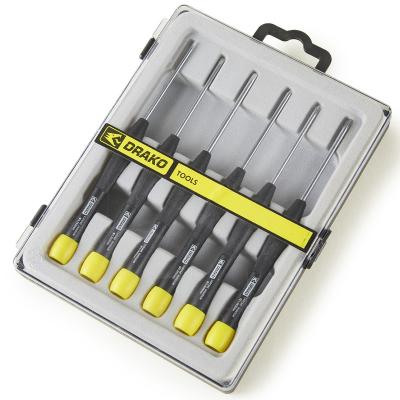 China Original Supplier of Plastic 6 Pieces Precision Screwdriver Set Watches for sale