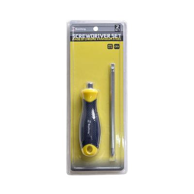 China Cheap Price Plastic DIY Tool Kit Portable 2 in 1Screwdriver Set for sale