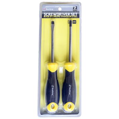 China Plastic Base Set Straight And Cross Shapes 2 Pcs Magnetic Screwdriver Set for sale