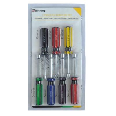 China Plastic 7 Set Pcs Short Handle Socket Wrench for sale