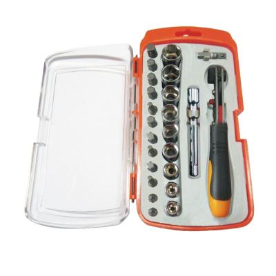 China Complete set of sockets and combination bits of 22 pieces of polypropylene for sale