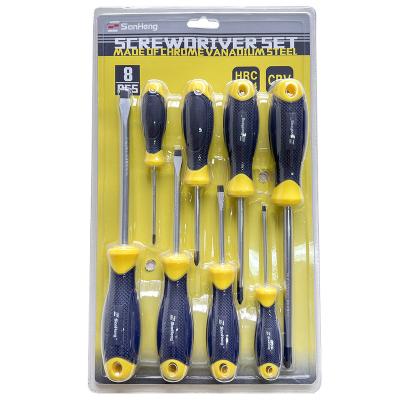 China Chinese Suppliers Full Size 8 Pcs Plastic Eyes Screwdriver Set for sale