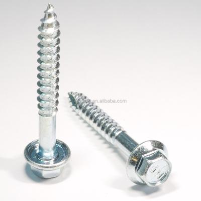 China C-1022 Steel Serrated Hex Washer Head Undercut Type-A Type-17 Thread Tapping Screw for sale