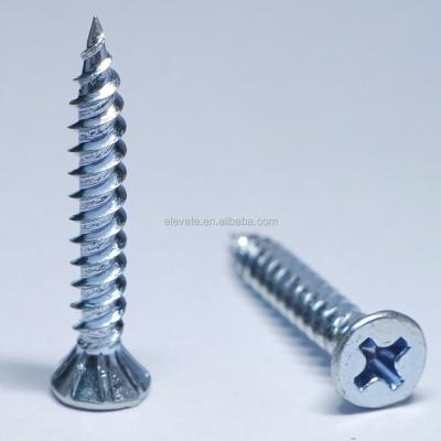 China C-1022 Flat Head 6 Seed Under Phillip Twinfast Thread Sharp Point Head Cement Board Screw for sale