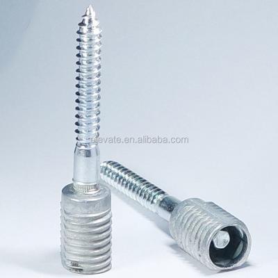 China C-1010 Carbon Steel Zinc Die Cast Head With WoodThread Sharp Point For Window + Door Frame Screw for sale