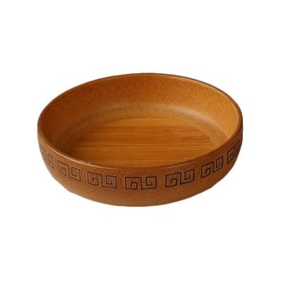 China Sustainable Natural Bamboo Healthy Bowl Pasta / Soup / Salad / Desert Bowl for sale