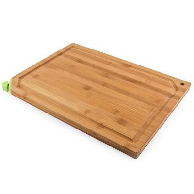 China Sustainable Bamboo Cutting Board With Integrated Sharpener Kitchen Knife Wood Chopper for sale