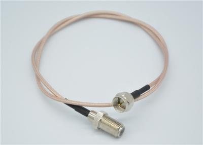 China Network Analyzer RF Cable Antenna , Pigtail Extension Cord Nickel Surface for sale