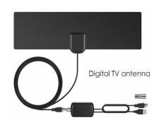 China Rectangle Shape Television Digital Antenna Amplified Freeview Channels for sale