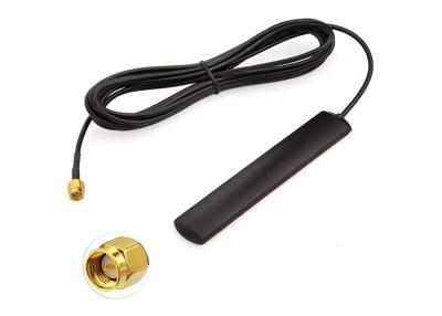 China SMA Male Plug 3G GSM Antenna , GPRS GSM Patch Antenna 900/1800MHz 3dbi Cable for sale