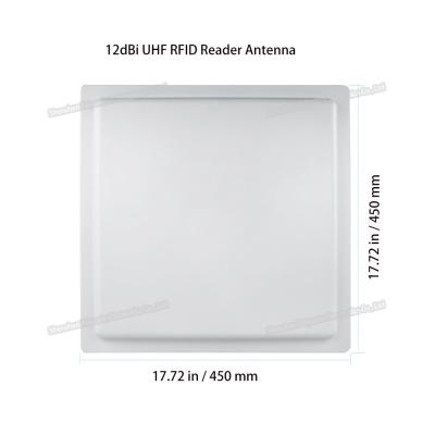 Cina Antenna all'aperto del pannello di frequenza ultraelevata RFID di 865-868MHz 100W 12dBi in vendita