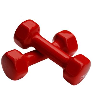 China Carry Rubber and iron fixed weight vinyl and neoprene dumbbells, for household, gym, weight: 1 kg - 5 kg for sale