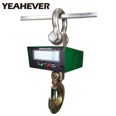 China Wireless Industrial Overhead Wire LCD Display Electronic Liquid Crystal Weighing Crane Hanging Scale OCS-ZS for sale