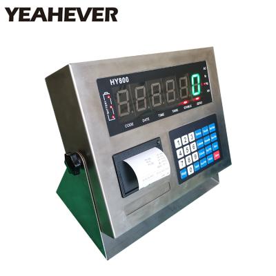 China Truck Scale Indicator Weighing Integrated Printer HY-D800 for sale