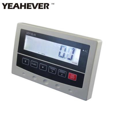 China HY16-H Guaranteed Quality Electronic Scale Weight Indicator Lighting LCD Display Weighing Indicator HY16 for sale