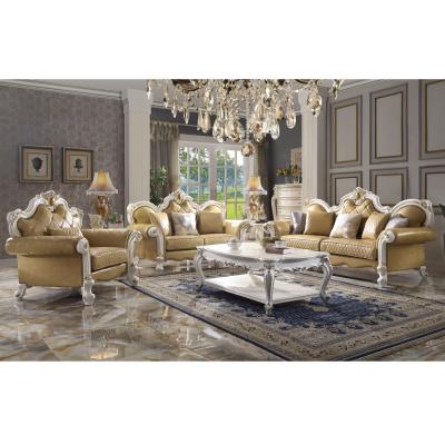 China Adjustable American Style Living Room Furniture Real Leather Cover Sofa (Other) for sale