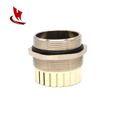 China Protect Cable Heat-Resistant Explosion Proof Cable Gland With Brass Nickel-Plated M32 Metal Cable Glands For Telecom for sale