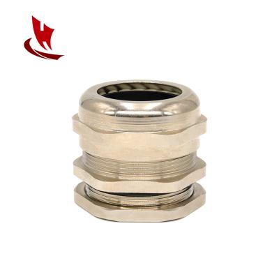 China Protect Cable Ip68 Brass Cable Glands Highly Secure Highly Adaptable Metal Cable Gland For Armoured Cable for sale