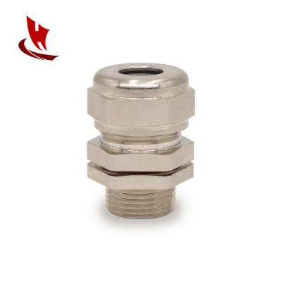 China Protect Cable Wholesale Ex/ISO M12 Waterproof Cable Gland Metal Brass UL Certificate With Vibration-Resistant for sale