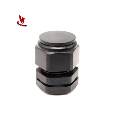 China Protect Cable Highly Adaptable Ip68 Waterproof Npt Type Plastic Cable Gland Black Grey Adjustable 6 - 53mm for sale