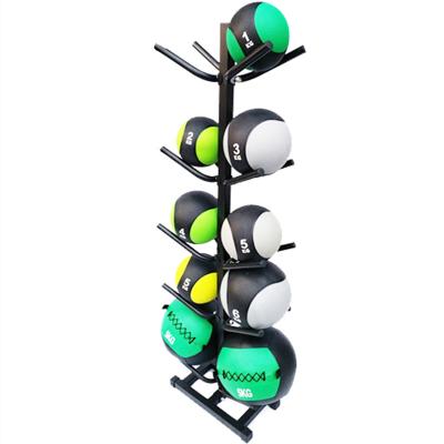 China Modern Gym Fitness Equipment 10 Tiers Medicine Ball Rack for sale