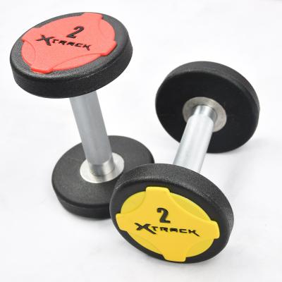 China Universal rubber coated dumbbells for sale for sale